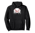 Baseball Ball Heartbeat Player Coach Hoodie - Unique Graphic for Adults - T-Shirt, Sweatshirt, Hoodie