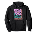 Boho Minimalistic Maybe Shes Wildflower Hoodie - Trendy Graphic Unisex - T-Shirt, Sweatshirt, Hoodie