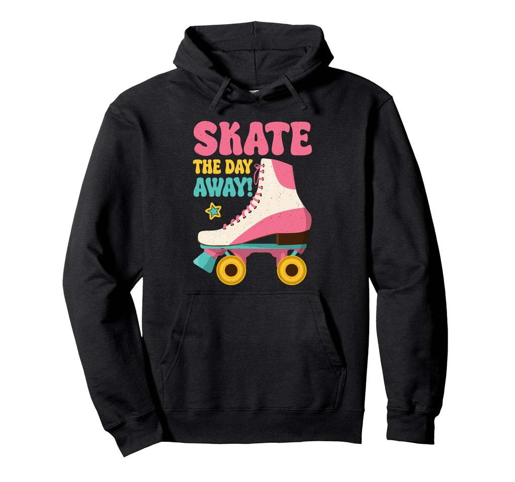 Roller Skating Roller Skates Hoodie - Casual Everyday Wear Men Women - T-Shirt, Sweatshirt, Hoodie