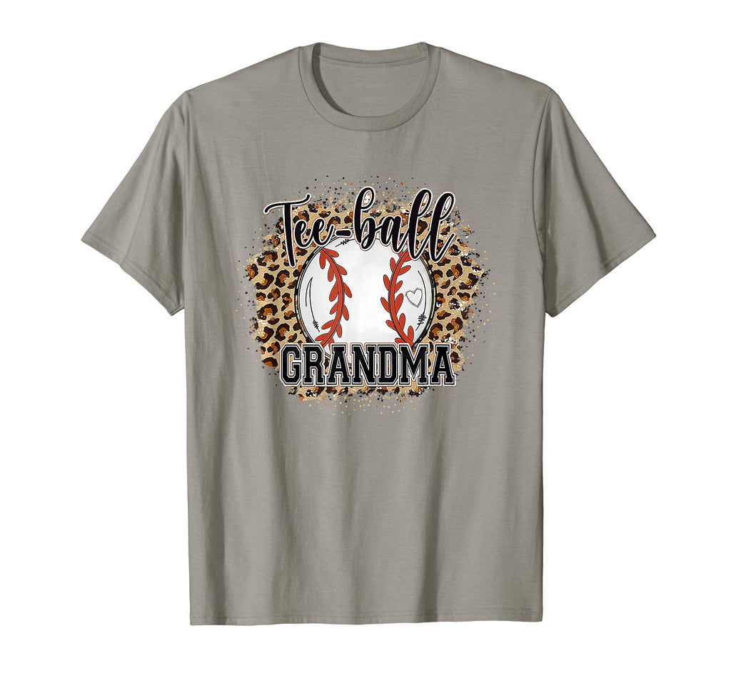Ball Grandma Leopard Funny Baseball T-Shirt - Trendy Graphic for Adults - T-Shirt, Sweatshirt, Hoodie