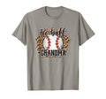 Ball Grandma Leopard Funny Baseball T-Shirt - Trendy Graphic for Adults - T-Shirt, Sweatshirt, Hoodie