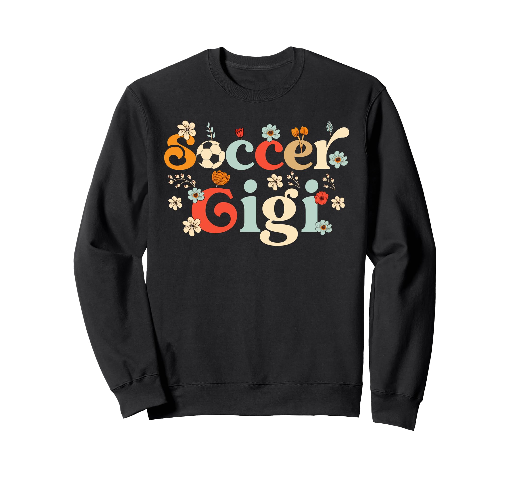Soccer Gigi Wildflower Mothers Day Sweatshirt - Trendy Graphic for Adults - T-Shirt, Sweatshirt, Hoodie