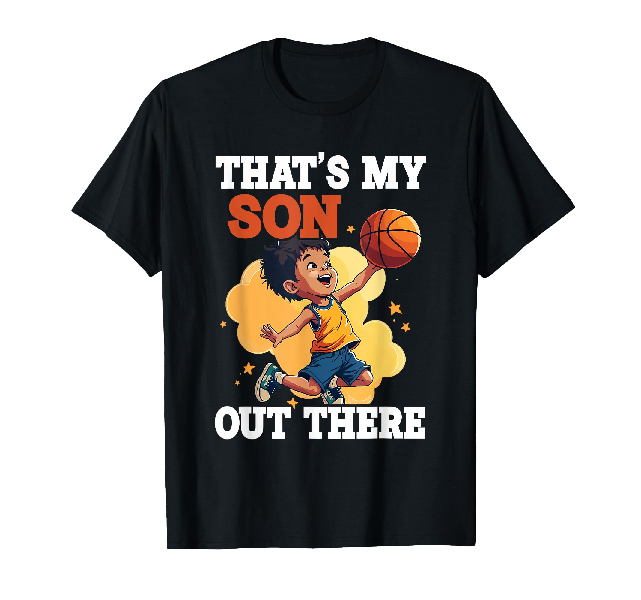 Fathers Day Basketball Dad Game Day T-Shirt - Minimalist Print for Adults - T-Shirt, Sweatshirt, Hoodie