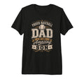 Proud Baseball Dad Amazing Son Tri Blend T-Shirt - Aesthetic Graphic Unisex - T-Shirt, Sweatshirt, Hoodie