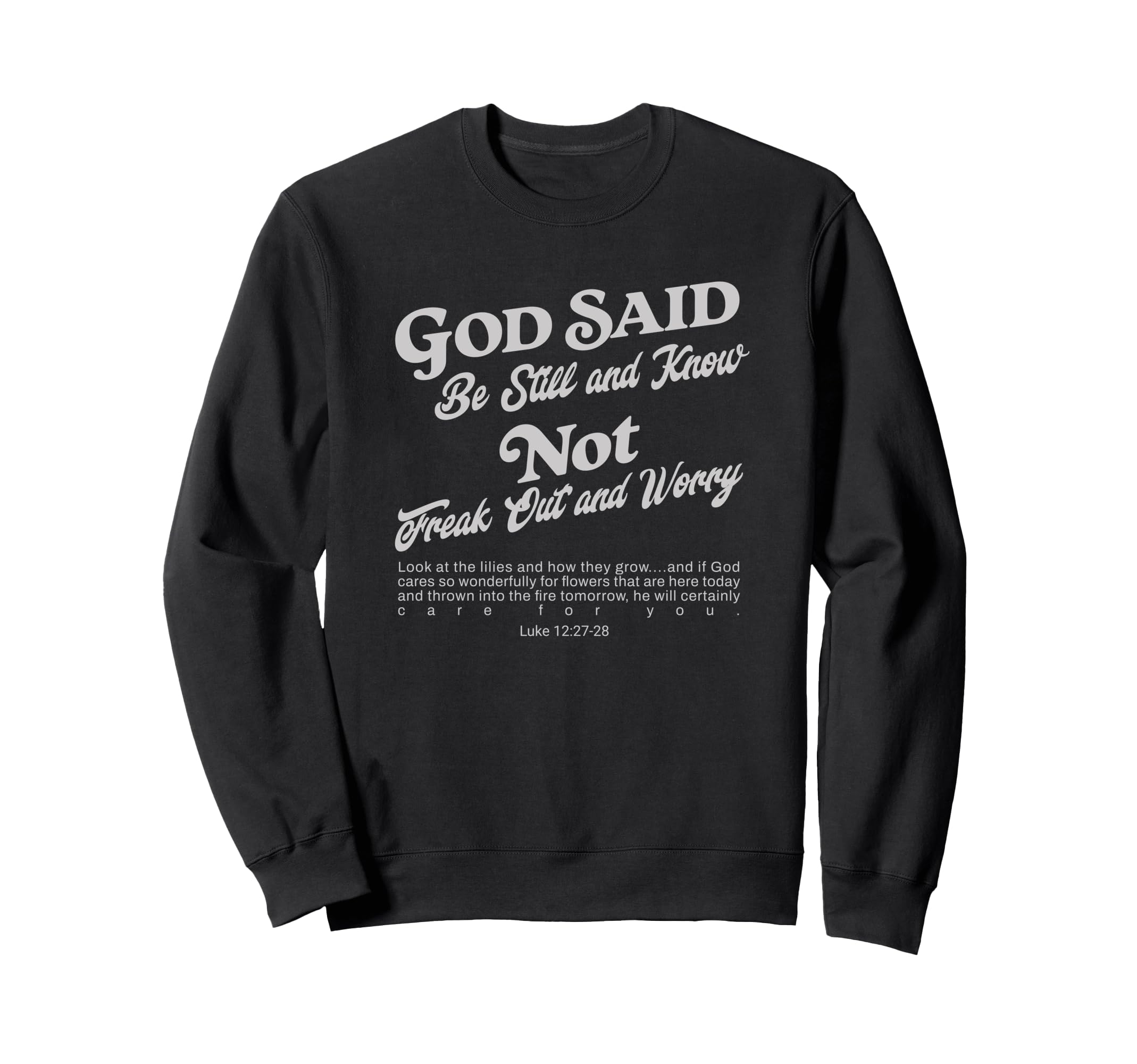 God Said Funny Boho Jesus Bible Sweatshirt - Streetwear Style Men Women - T-Shirt, Sweatshirt, Hoodie