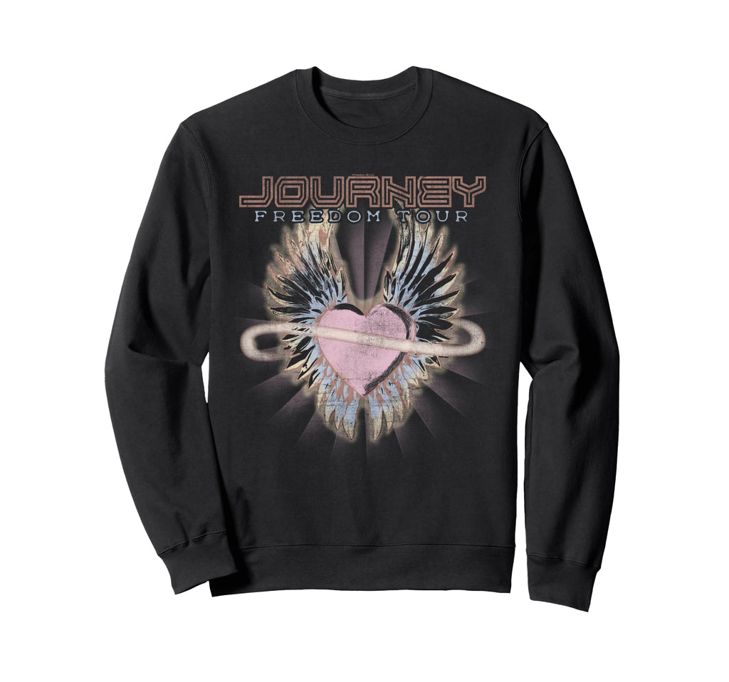 Journey Freedom Tour Pastel Heart Sweatshirt - Fun Novelty Design Unisex - T-Shirt, Sweatshirt, Hoodie