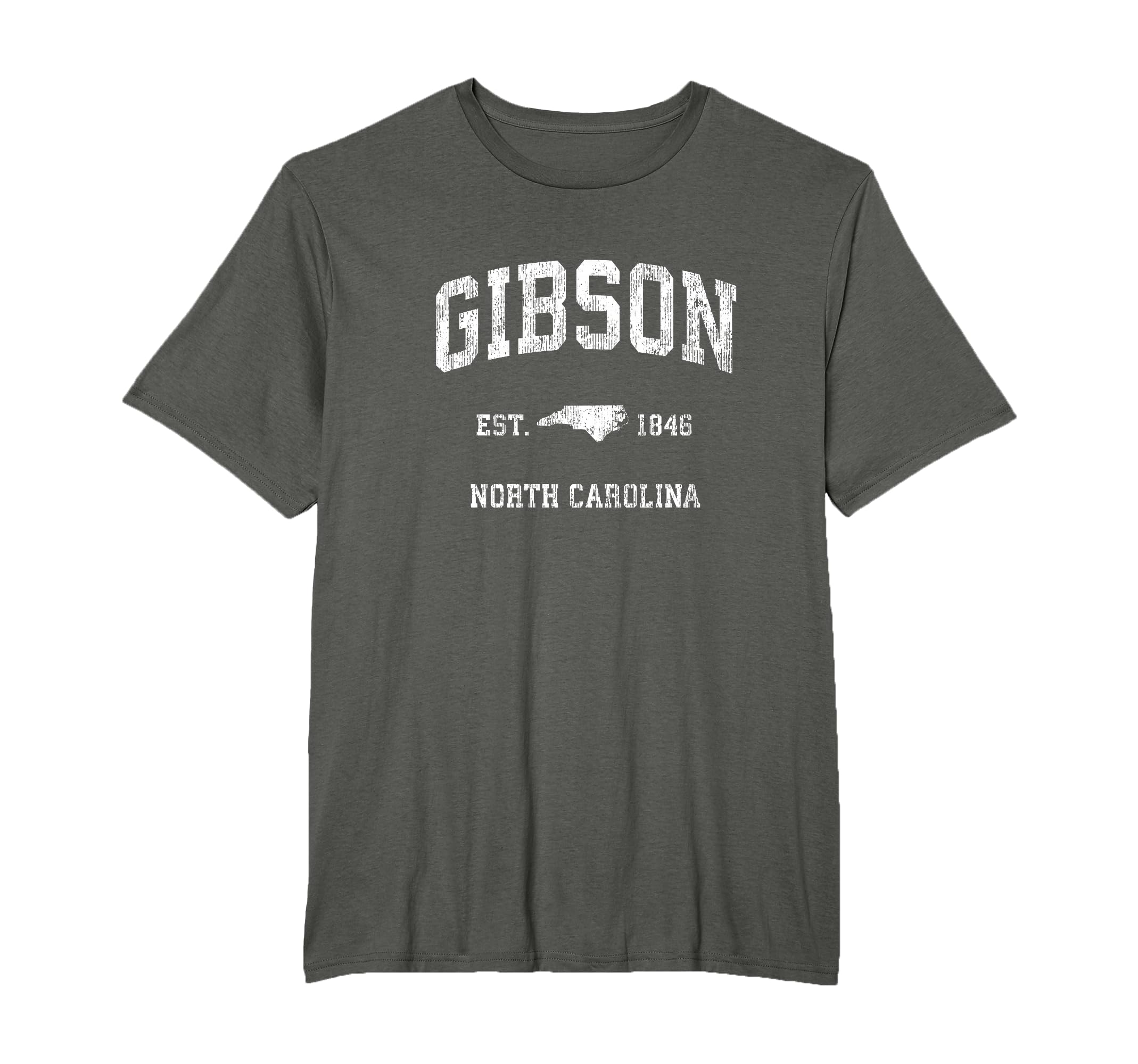 Gibson North Carolina Nc Athletic T-Shirt - Aesthetic Graphic Men Women - T-Shirt, Sweatshirt, Hoodie