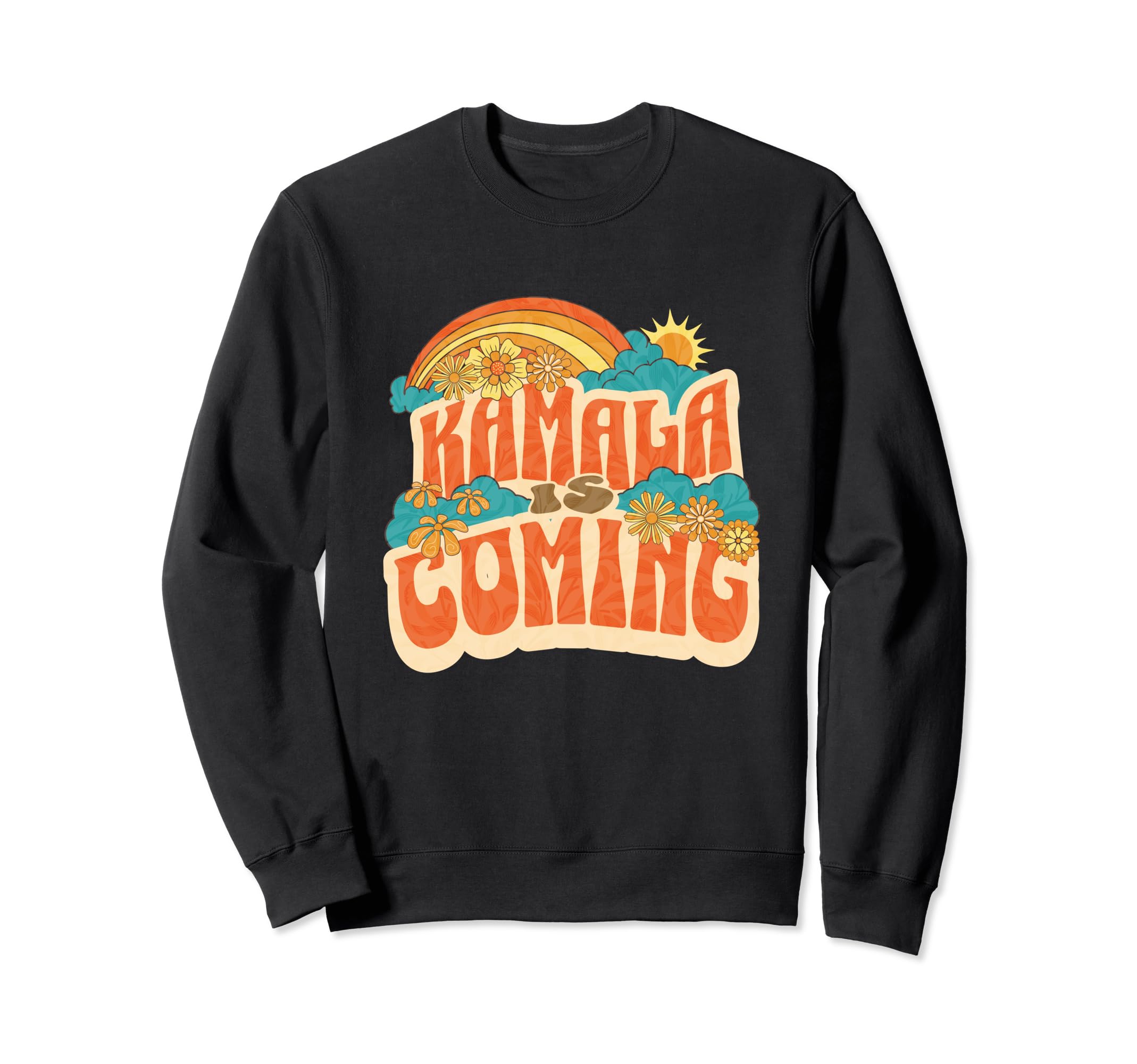 Kamla Harris 2024 Hippy Boho Sweatshirt - Casual Everyday Wear Men Women - T-Shirt, Sweatshirt, Hoodie