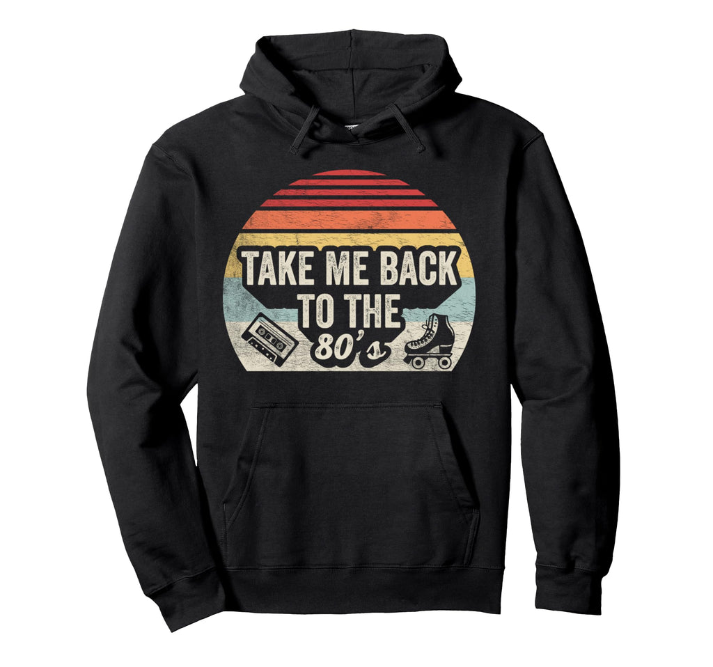 Take Me Back To 80S Cassette Roller Hoodie - Streetwear Style Men Women - T-Shirt, Sweatshirt, Hoodie