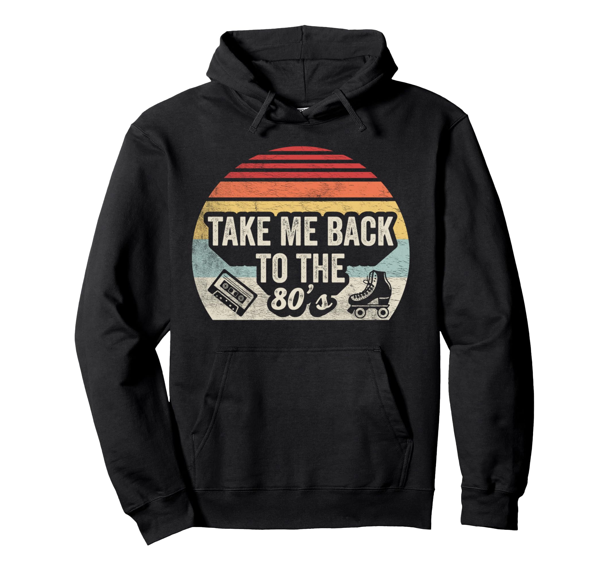 Take Me Back To 80S Cassette Roller Hoodie - Streetwear Style Men Women - T-Shirt, Sweatshirt, Hoodie