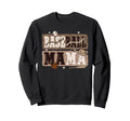 Baseball Mom Leopard Art Funny Sweatshirt - Unique Graphic Men Women - T-Shirt, Sweatshirt, Hoodie