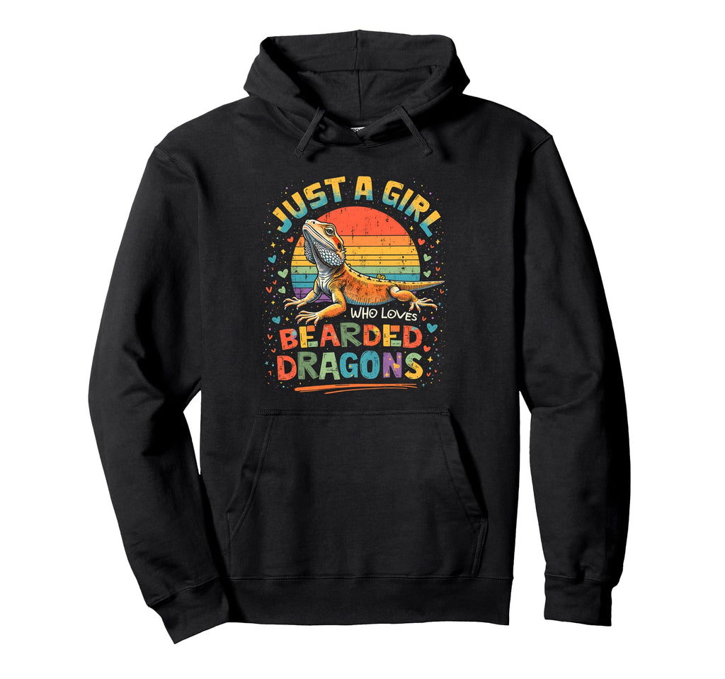Just Who Loves Bearded Dragons Sunset Hoodie - Unique Graphic Men Women - T-Shirt, Sweatshirt, Hoodie