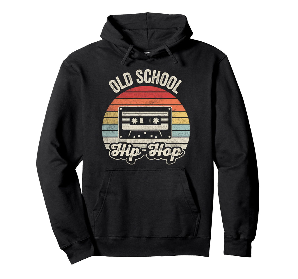 Old School Hip Hop Cassette Lovers Hoodie - Aesthetic Graphic for Adults - T-Shirt, Sweatshirt, Hoodie
