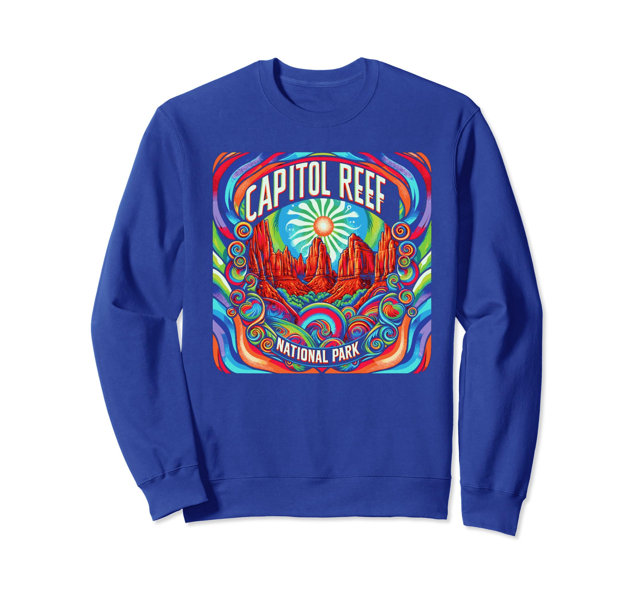 Capitol Reef National Park Utah 60S Sweatshirt - Aesthetic Graphic Unisex - T-Shirt, Sweatshirt, Hoodie