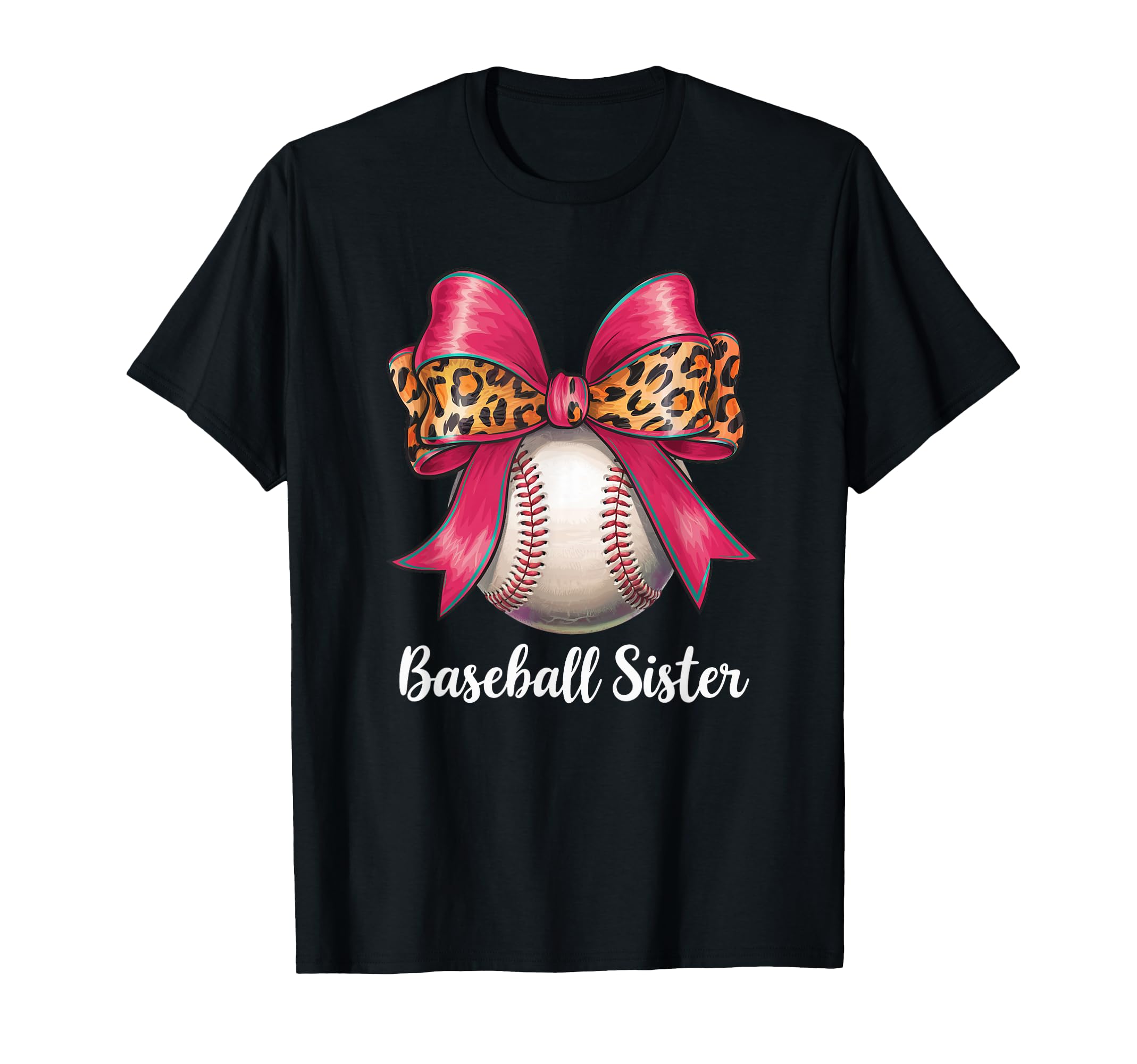 Baseball Sister Coquette Bow Baseball T-Shirt - Fun Novelty Design Unisex - T-Shirt, Sweatshirt, Hoodie