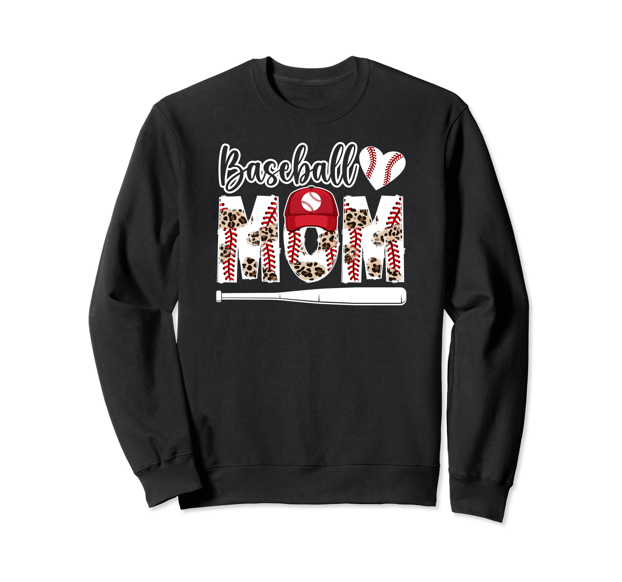 Baseball Mom Baseball Player Mom Sweatshirt - Aesthetic Graphic for Adults - T-Shirt, Sweatshirt, Hoodie