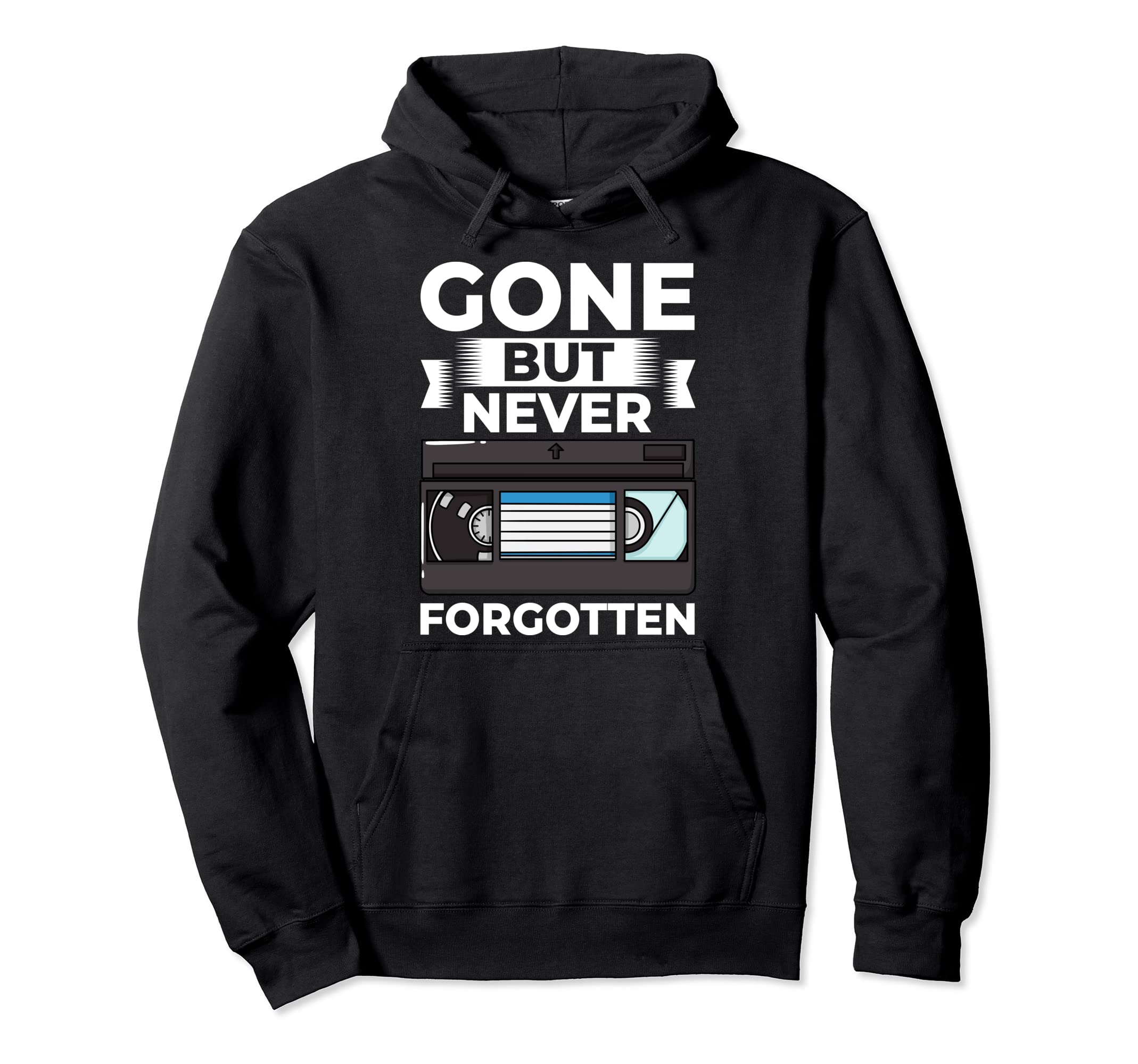 Vhs Player Videotape Video Cassette Hoodie - Custom Art Print for Adults - T-Shirt, Sweatshirt, Hoodie
