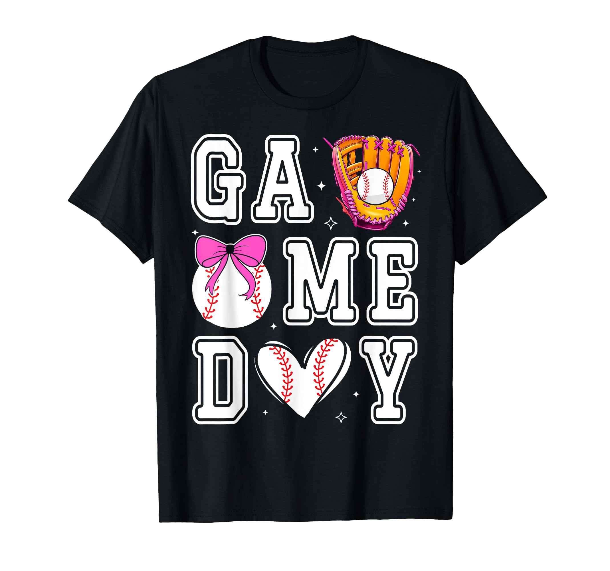 Baseball Sister Coquette Bow Game Day T-Shirt - Fun Novelty Design Unisex - T-Shirt, Sweatshirt, Hoodie