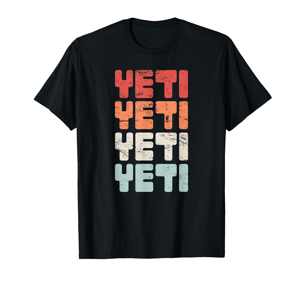 Distressed Yeti Bigfoot T-Shirt - Novelty Apparel for Adults - T-Shirt, Sweatshirt, Hoodie