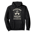 Blue Ridge Mountains Guitars Distressed Hoodie - Custom Art Print Men Women - T-Shirt, Sweatshirt, Hoodie
