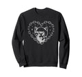 Y2K Cat Chain Heart Emo Goth 90S 2000S Sweatshirt - Minimalist Print Unisex - T-Shirt, Sweatshirt, Hoodie