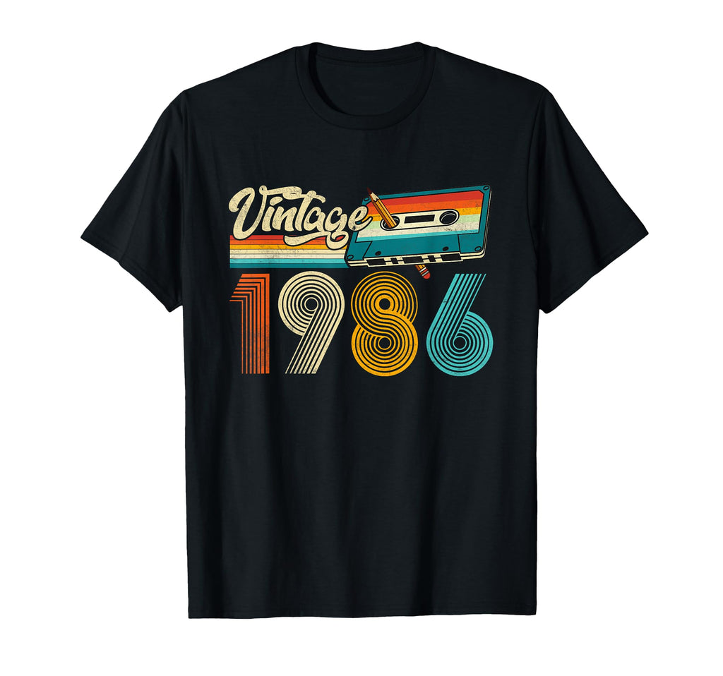 40 Years Old Gifts 1986 40Th Birthday T-Shirt - Custom Art Print Men Women - T-Shirt, Sweatshirt, Hoodie