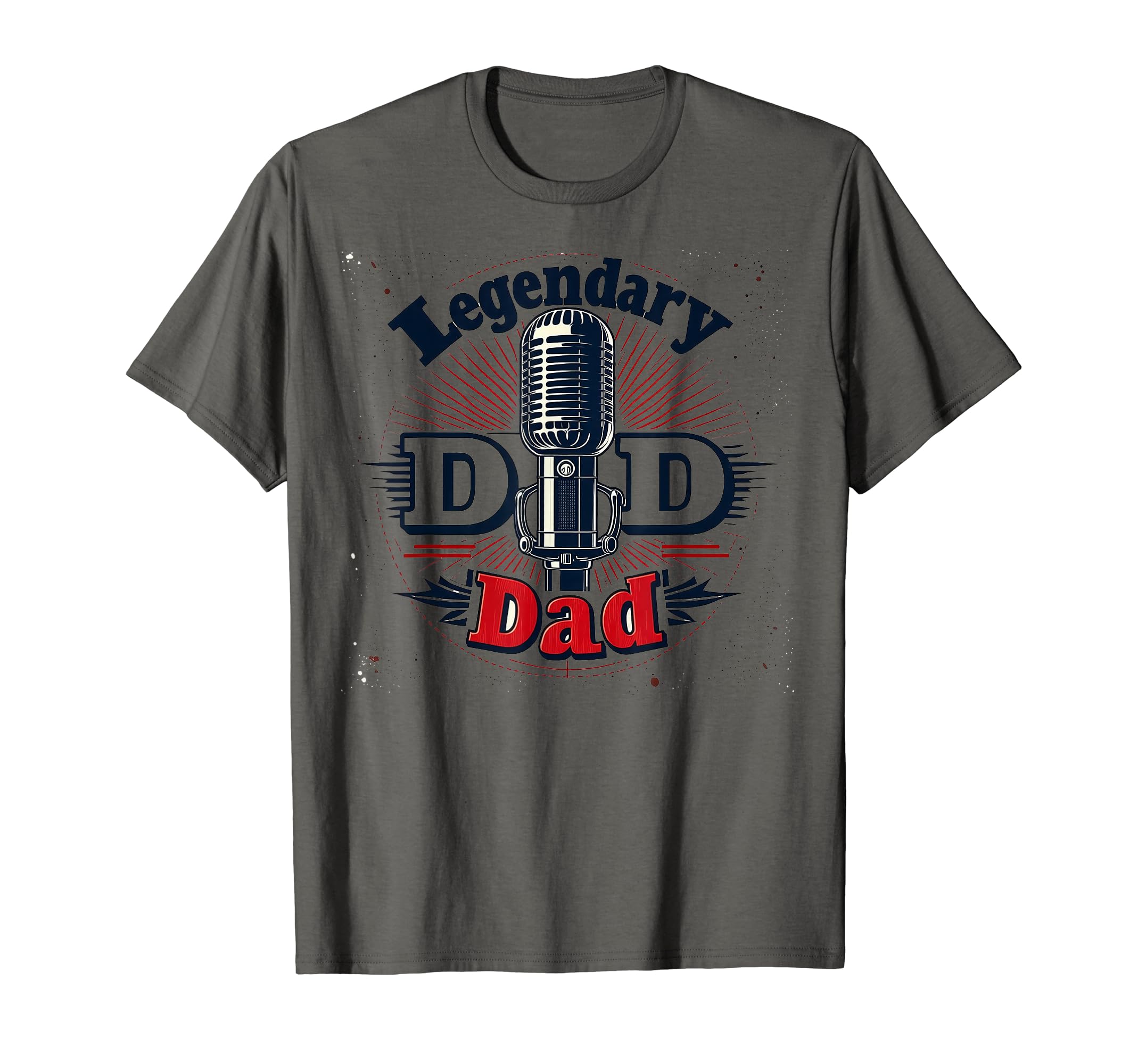 Mens Legendary Dad Old Skool Mic Master T-Shirt - Streetwear Style Unisex - T-Shirt, Sweatshirt, Hoodie