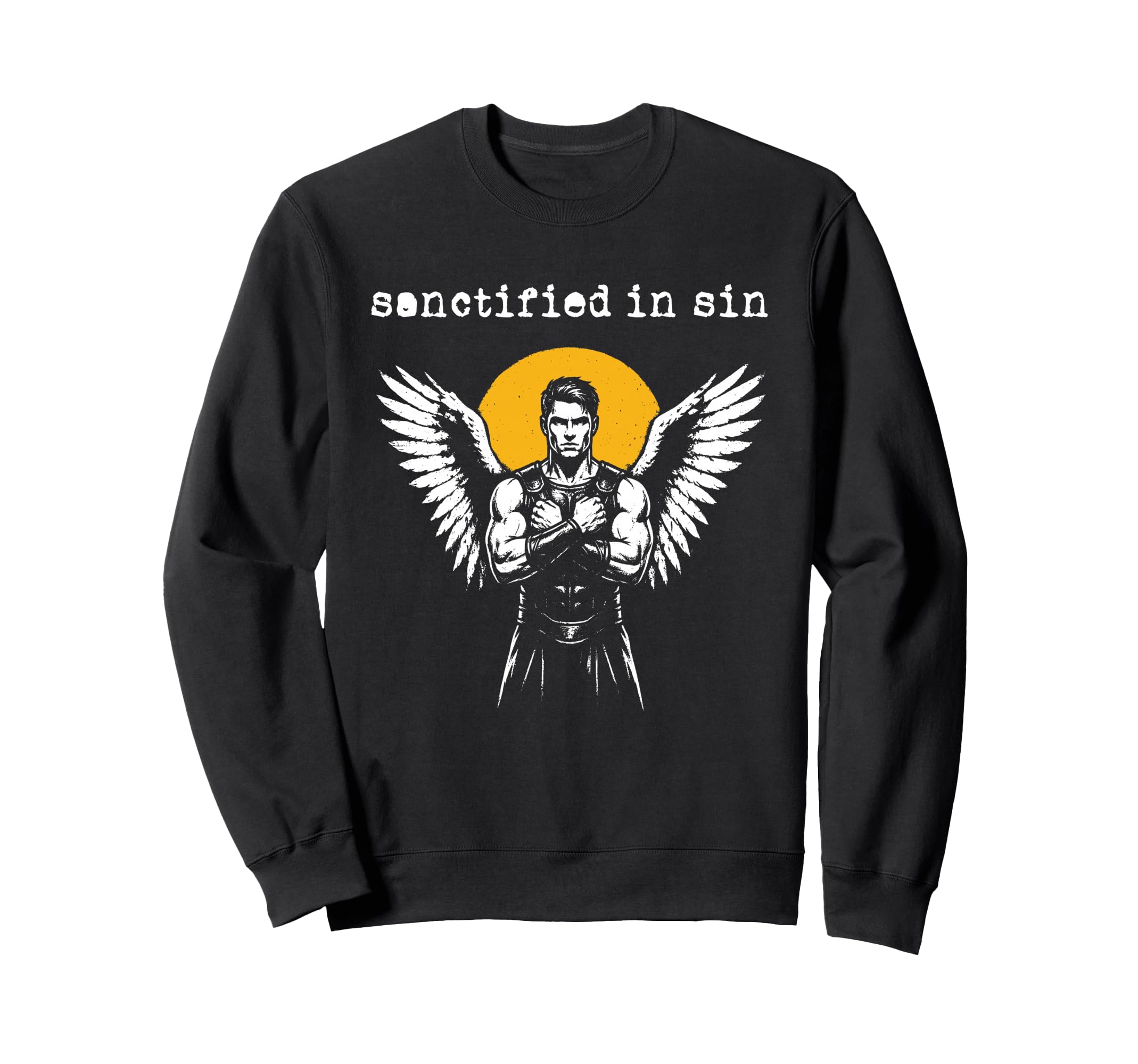 Gothic Angel Fallen Graffiti Grunge Sweatshirt - Graphic Print Men Women - T-Shirt, Sweatshirt, Hoodie