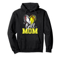 Ball Mom Softball Baseball Mom Both Hoodie - Graphic Print Men Women - T-Shirt, Sweatshirt, Hoodie