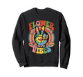 Groovy Flower Vibes Grooooovy Party Sweatshirt - Trendy Graphic Unisex - T-Shirt, Sweatshirt, Hoodie