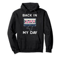 Back My Day Audio Cassette Tape Hoodie - Graphic Print for Adults - T-Shirt, Sweatshirt, Hoodie