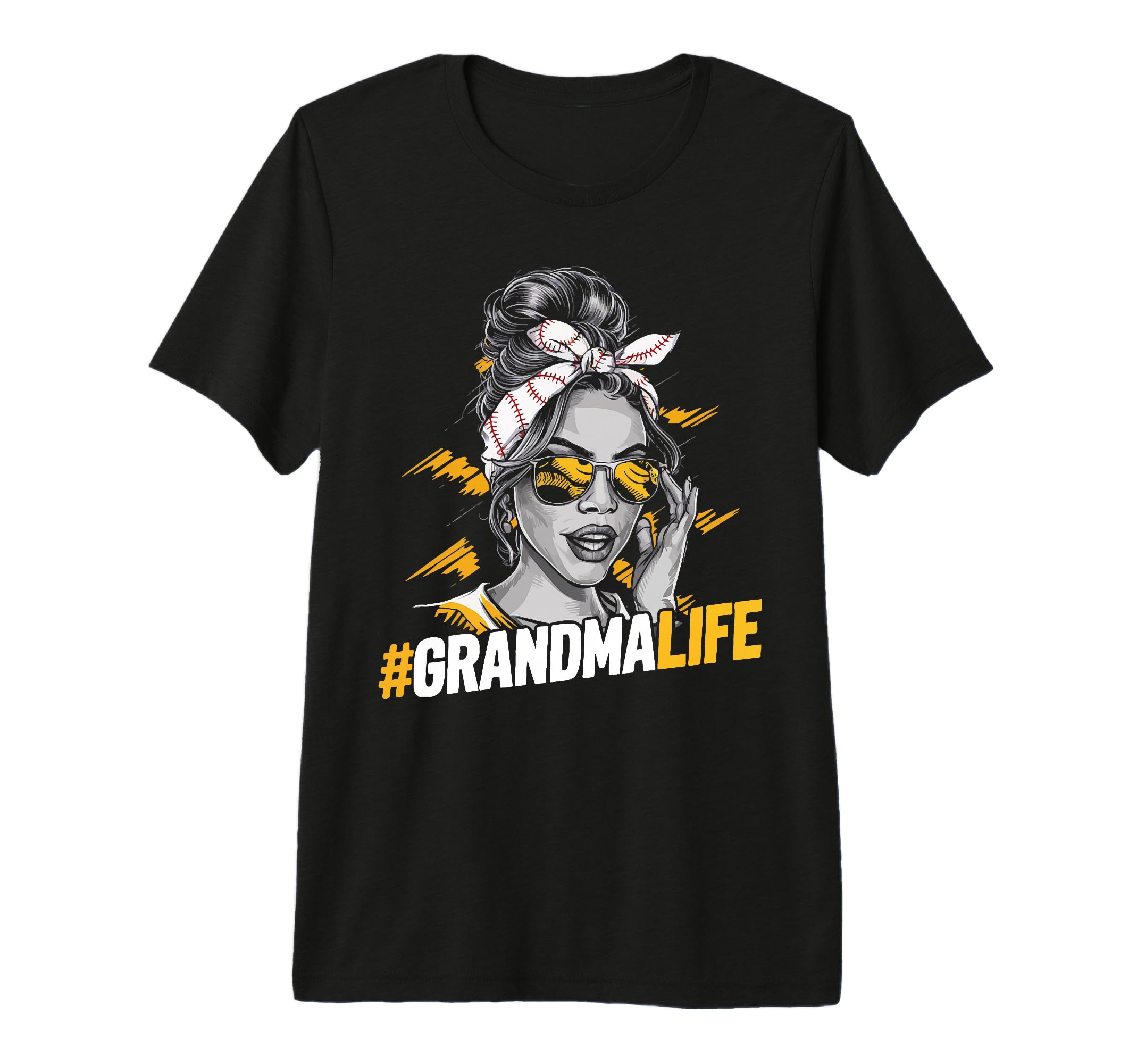 Baseball Grandma Grandmother Granny T-Shirt - Fun Novelty Design Men Women - T-Shirt, Sweatshirt, Hoodie