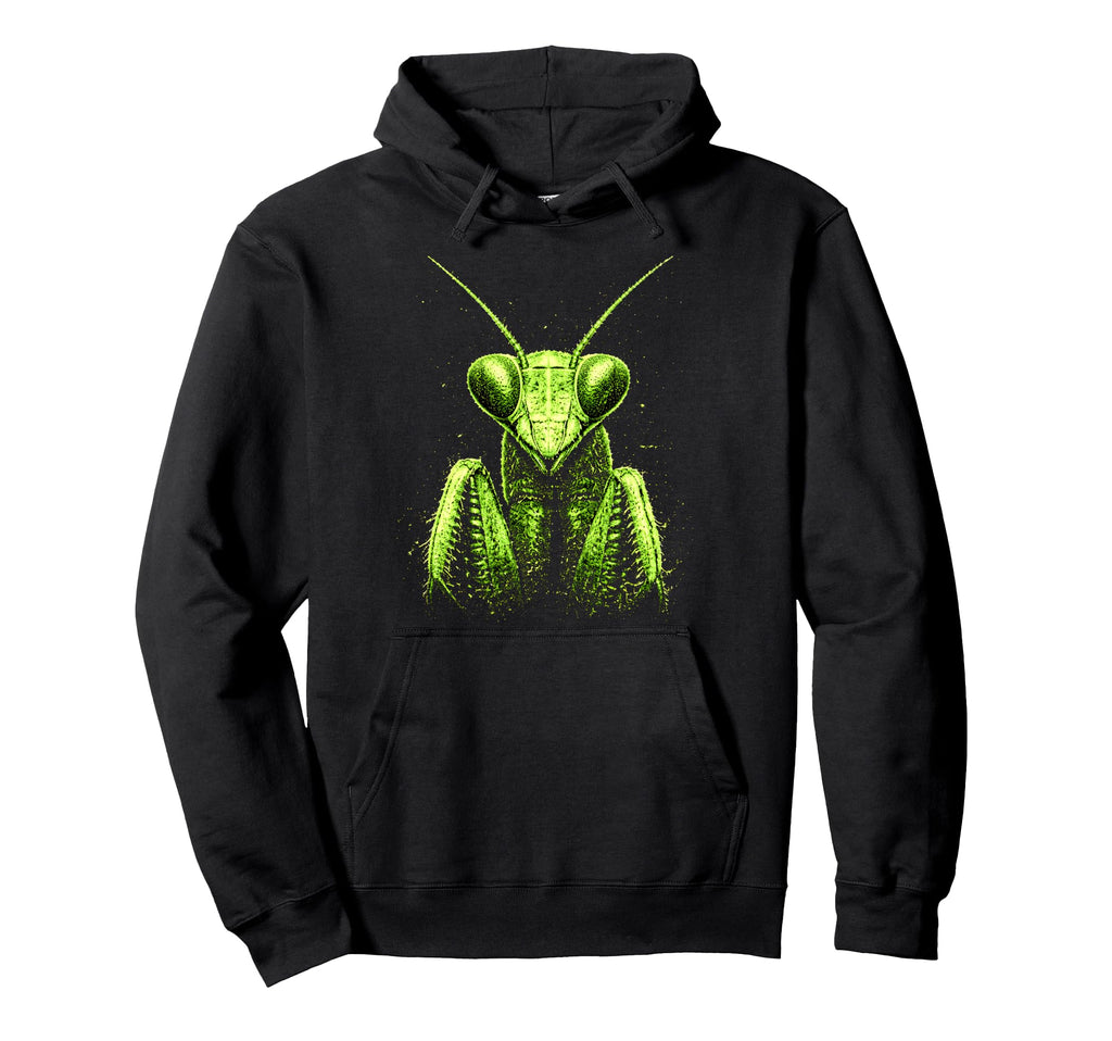 Cyber Y2K Praying Mantis Insect Hoodie - Casual Everyday Wear for Adults - T-Shirt, Sweatshirt, Hoodie