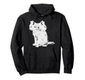 Glitch Aesthetic Cat Pastel Goth Hoodie - Casual Everyday Wear Men Women - T-Shirt, Sweatshirt, Hoodie
