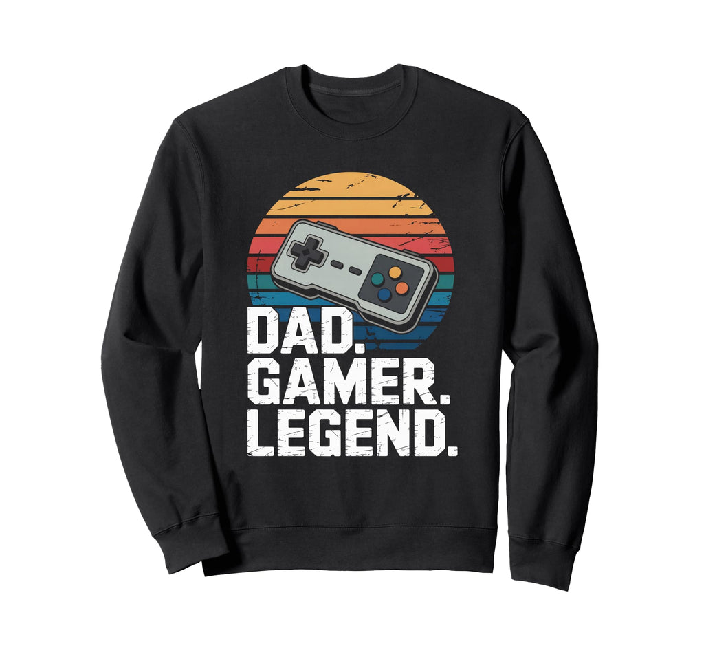 Gaming Lover Controller Rpg Quest Arcade Sweatshirt - Graphic Print Unisex - T-Shirt, Sweatshirt, Hoodie