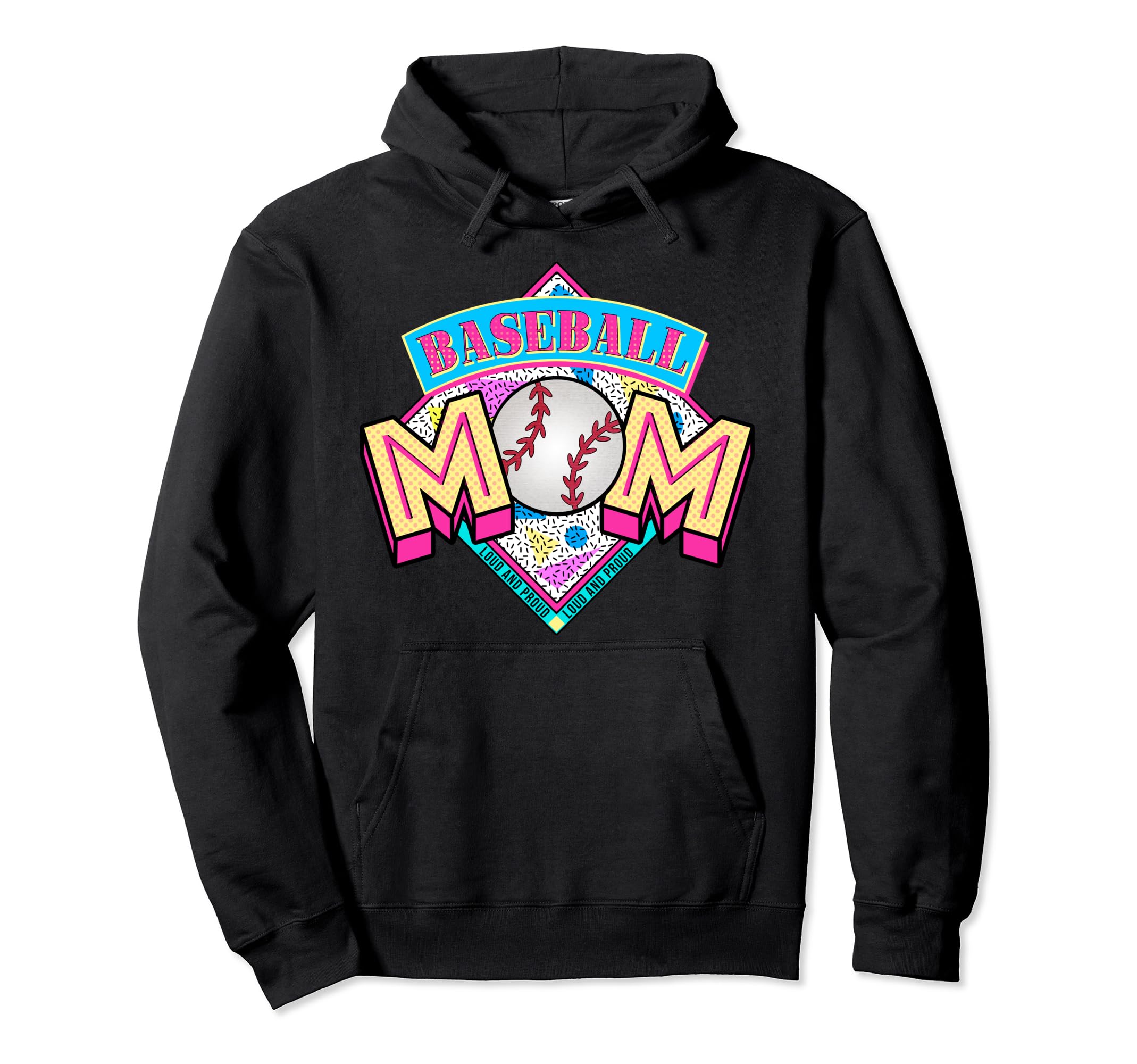 Baseball Mom Baseball Lover Baseball Hoodie - Aesthetic Graphic for Adults - T-Shirt, Sweatshirt, Hoodie