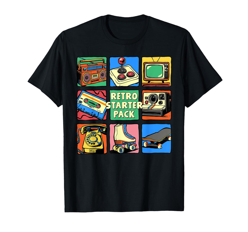 Starter Pack 80S 90S Nostalgia T-Shirt - Novelty Apparel Men Women - T-Shirt, Sweatshirt, Hoodie