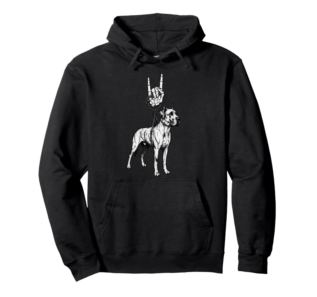 Great Dane Dog Breeder Alt Metal 90S Hoodie - Custom Art Print for Adults - T-Shirt, Sweatshirt, Hoodie