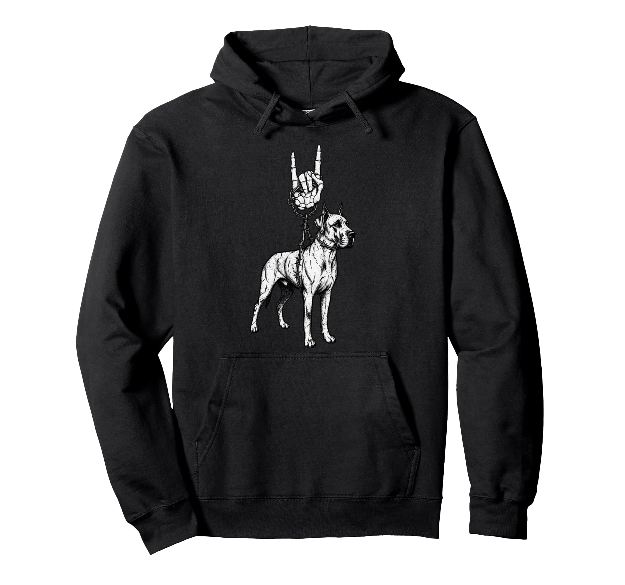 Great Dane Dog Breeder Alt Metal 90S Hoodie - Custom Art Print for Adults - T-Shirt, Sweatshirt, Hoodie