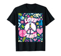 Peace Sign Love 70S Hippie Costume T-Shirt - Aesthetic Graphic for Adults - T-Shirt, Sweatshirt, Hoodie