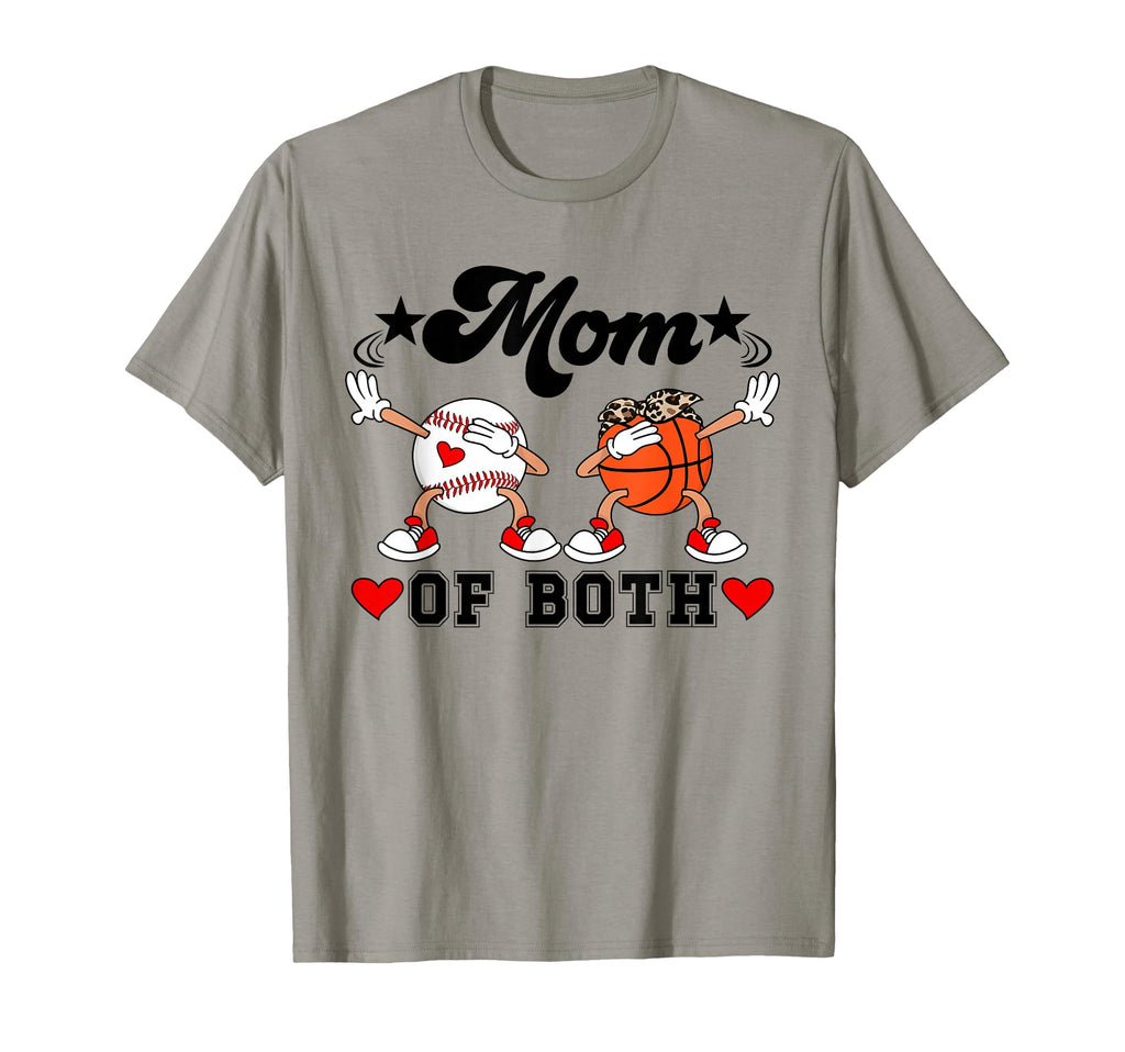 Proud Baseball Basketball Mom Mothers T-Shirt - Custom Art Print Men Women - T-Shirt, Sweatshirt, Hoodie