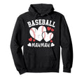 Baseball Mawmaw Heart Family Matching Hoodie - Aesthetic Graphic Men Women - T-Shirt, Sweatshirt, Hoodie