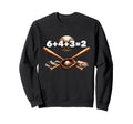 6 4 3 2 Double Play Baseball Sweatshirt - Custom Art Print for Adults - T-Shirt, Sweatshirt, Hoodie