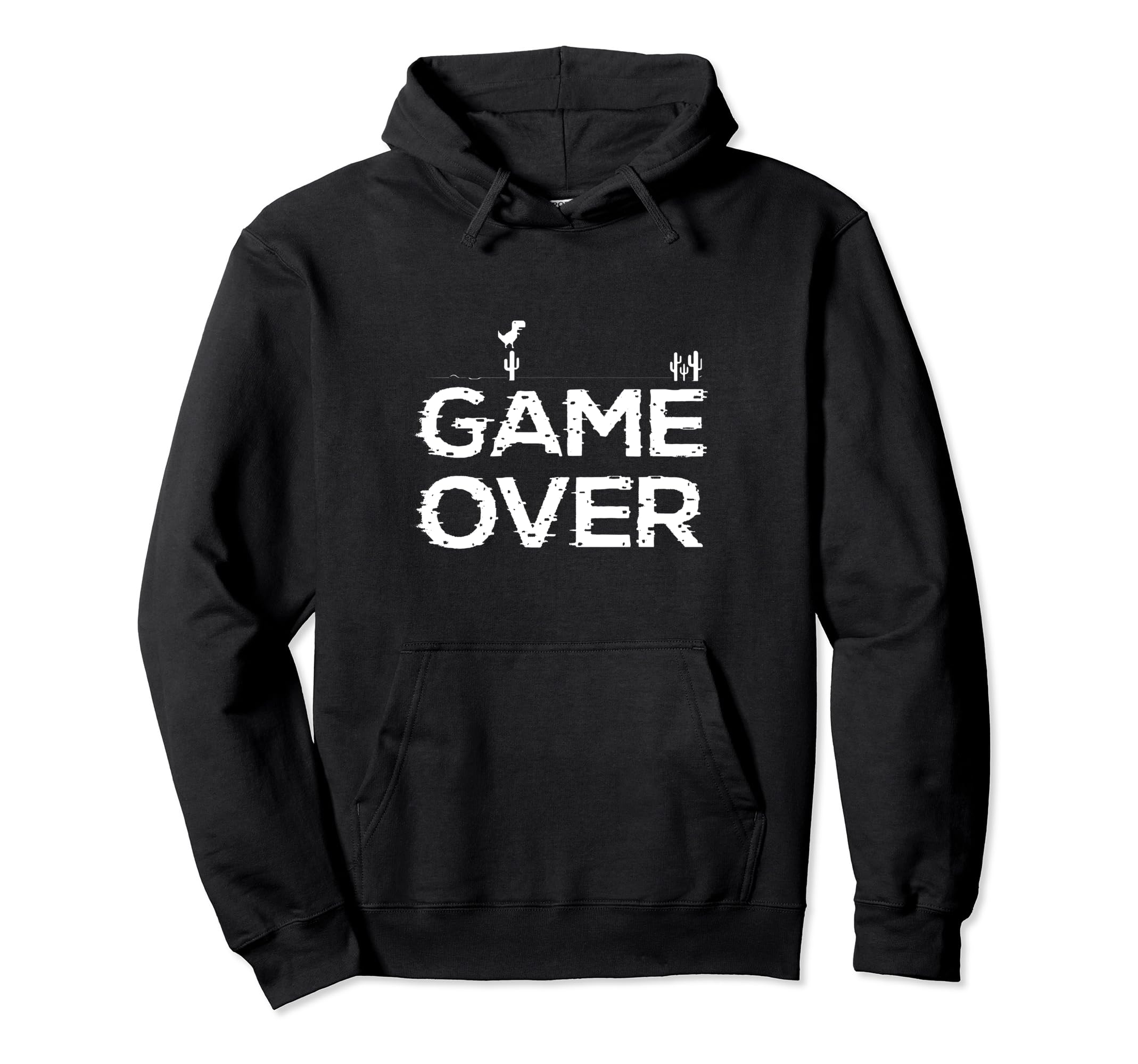 Game Over Video Games Arcade Gaming Hoodie - Aesthetic Graphic Men Women - T-Shirt, Sweatshirt, Hoodie