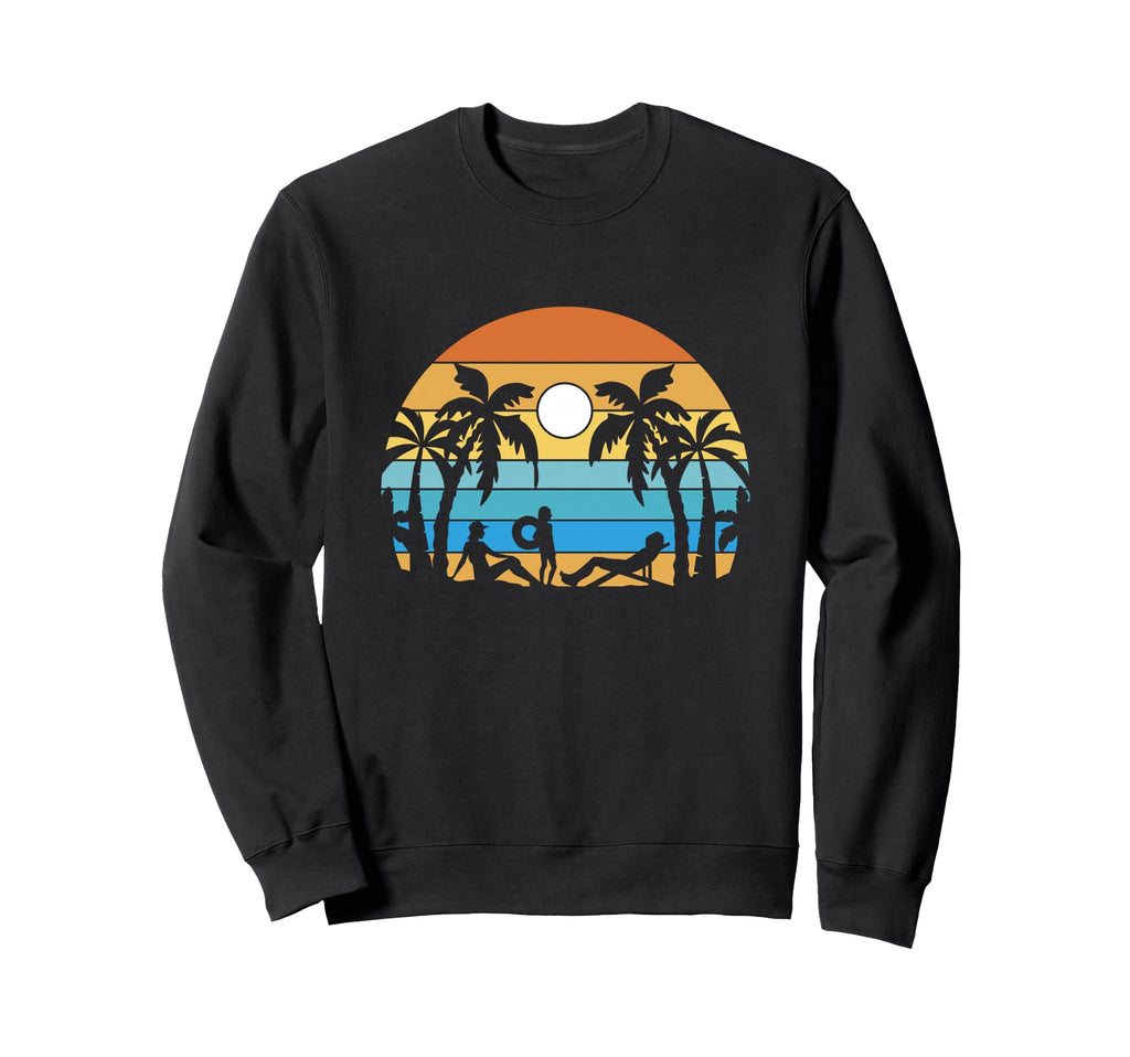 Sunset Vacation Beach Sweatshirt - Casual Everyday Wear Men Women - T-Shirt, Sweatshirt, Hoodie