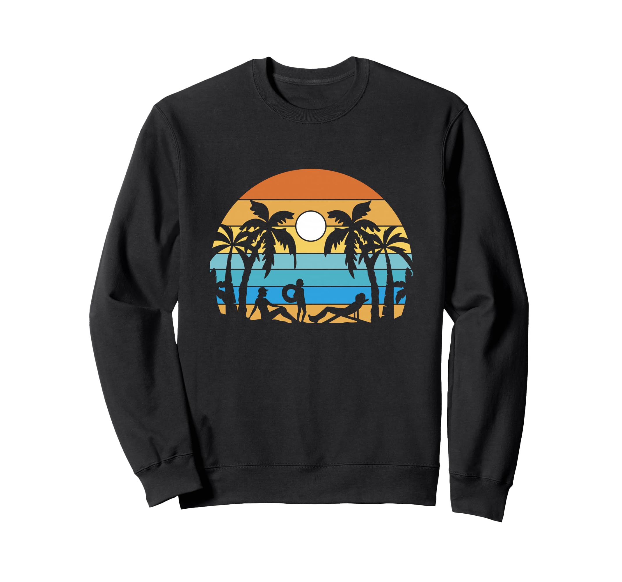 Sunset Vacation Beach Sweatshirt - Casual Everyday Wear Men Women - T-Shirt, Sweatshirt, Hoodie