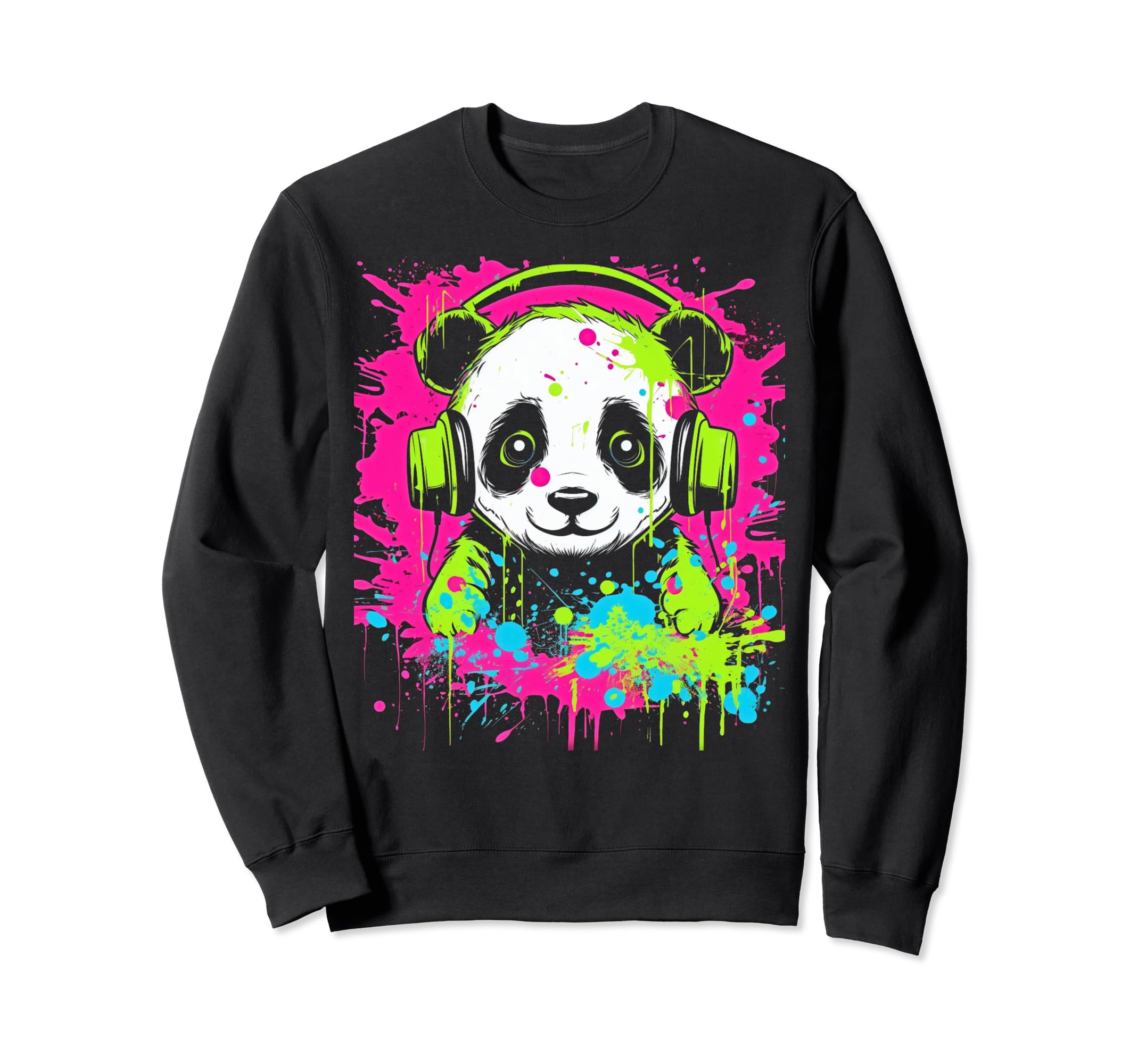 Kawaii Cat Dj Japanese Edm Y2K Sweatshirt - Aesthetic Graphic Men Women - T-Shirt, Sweatshirt, Hoodie