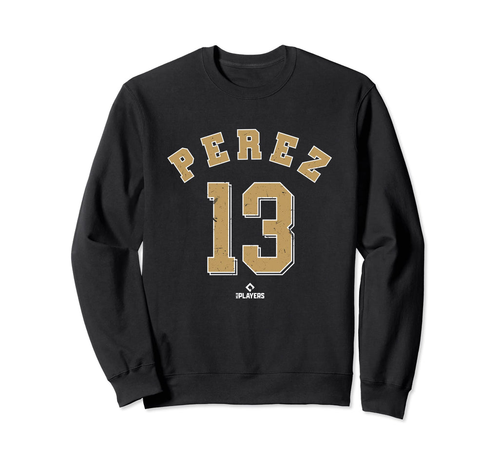 Salvador Perez 13 Mlbpa Kansas Sweatshirt - Novelty Apparel for Adults - T-Shirt, Sweatshirt, Hoodie