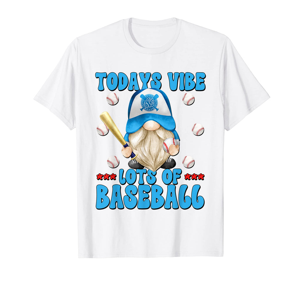Blue Sports Gnome And Baseball Lover T-Shirt - Fun Novelty Design Unisex - T-Shirt, Sweatshirt, Hoodie