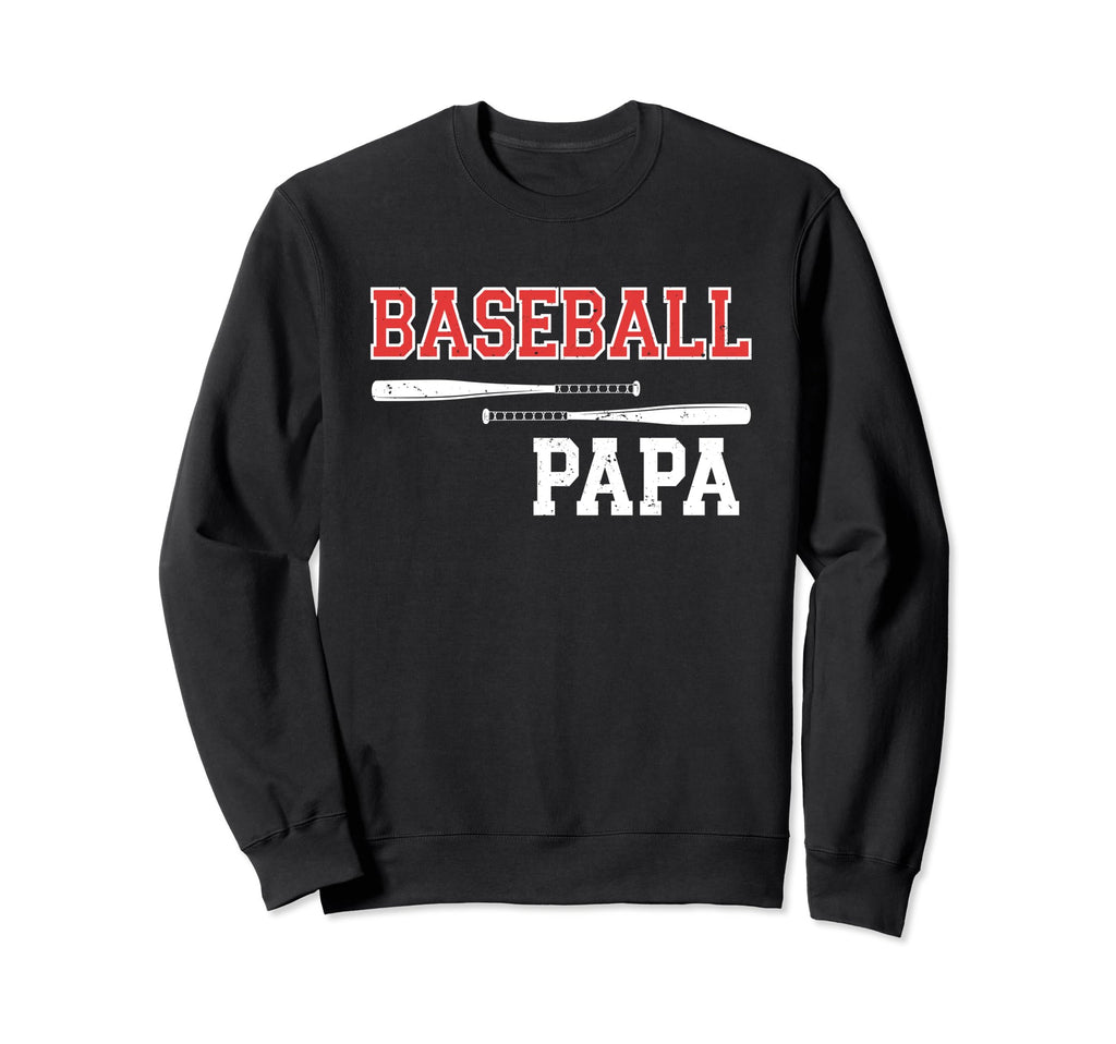 Baseball Papa Grandpa Grandson Sweatshirt - Casual Everyday Wear Men Women - T-Shirt, Sweatshirt, Hoodie